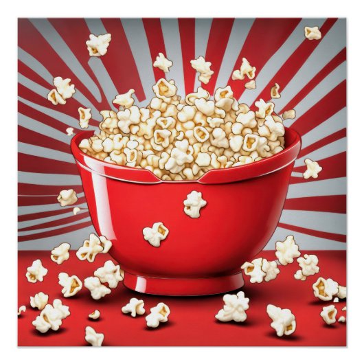 Popcorn Bowl explodieren Poster (Vorderseite)