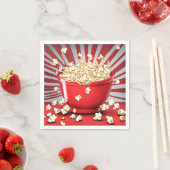 Popcorn Bowl explodieren Serviette (Beispiel)