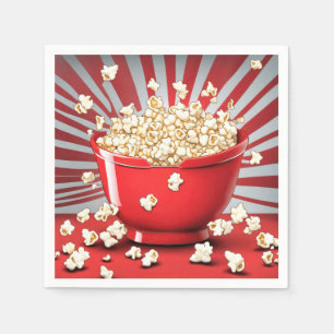 Popcorn Bowl explodieren Serviette