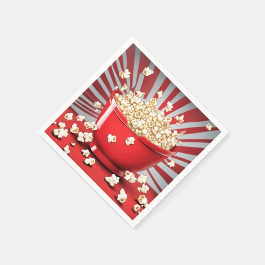 Popcorn Bowl explodieren Serviette (Ecke)