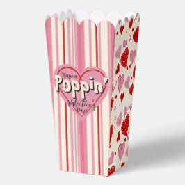 Popcorn-Box für den Valentinstag Geschenkschachtel
