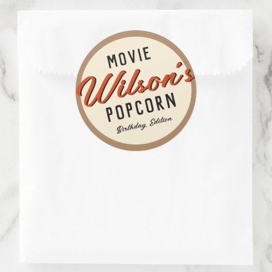 Popcorn Box Stickers (Tasche)