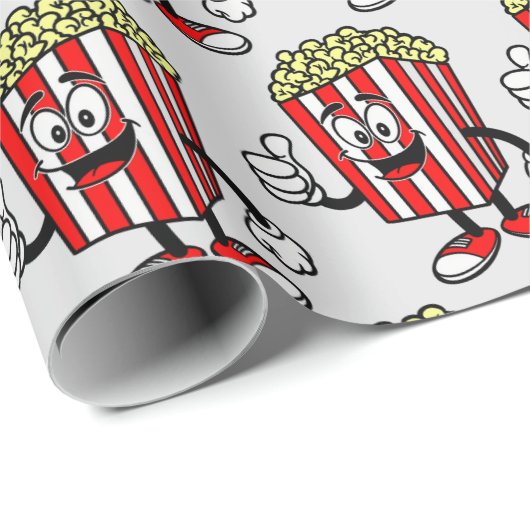 "Popcorn Buddy" Umschlagpapier Geschenkpapier (Rolleneckpunkt)