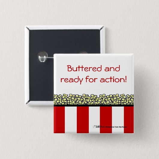 Popcorn Button (Vorne & Hinten)