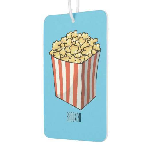 Popcorn-Cartoon-Abbildung Autolufterfrischer (Links)