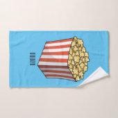 Popcorn-Cartoon-Abbildung Badhandtuch Set (Handtuch)