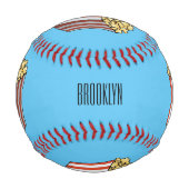 Popcorn-Cartoon-Abbildung Baseball (Rückseite)
