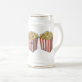 Popcorn-Cartoon-Abbildung Bierglas (VorderseiteRechts)