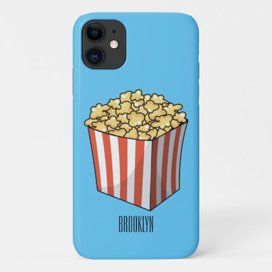 Popcorn-Cartoon-Abbildung Case-Mate iPhone Hülle (Rückseite)