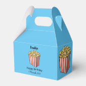 Popcorn-Cartoon-Abbildung Geschenkschachtel (Rückseite)