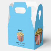 Popcorn-Cartoon-Abbildung Geschenkschachtel (Geöffnet)