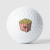 Popcorn-Cartoon-Abbildung Golfball (Vorderseite)