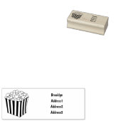 Popcorn-Cartoon-Abbildung Gummistempel (Stempel)