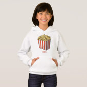 Popcorn-Cartoon-Abbildung Hoodie (Vorne ganz)