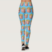 Popcorn-Cartoon-Abbildung Leggings (Rückseite)