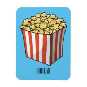 Popcorn-Cartoon-Abbildung Magnet (Vertikal)