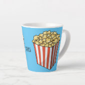Popcorn-Cartoon-Abbildung Milchtasse (Rechte Ecke)