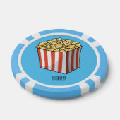 Popcorn-Cartoon-Abbildung Pokerchips (Einzeln)