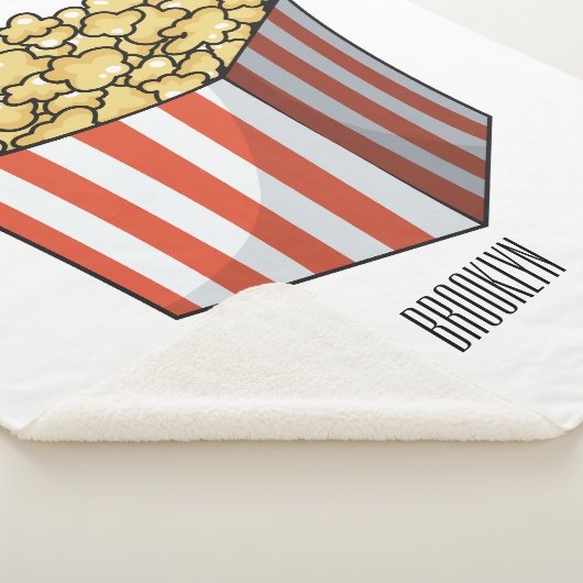 Popcorn-Cartoon-Abbildung Sherpadecke (3/4)