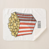 Popcorn-Cartoon-Abbildung Sherpadecke (Vorderseite (Horizontal))