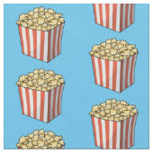 Popcorn-Cartoon-Abbildung Stoff (Nahaufnahme)