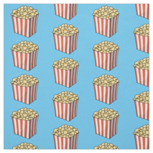 Popcorn-Cartoon-Abbildung Stoff (Muster)