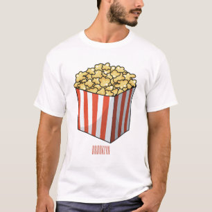Popcorn-Cartoon-Abbildung T-Shirt
