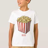 Popcorn-Cartoon-Abbildung
