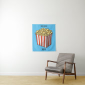 Popcorn-Cartoon-Abbildung Wandteppich (Beispiel)