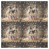 Popcorn Cavalier Spaniel Welpen, Stoff (Muster)