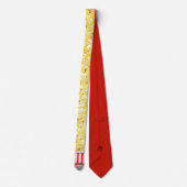 Popcorn Cinema Necktie Design Krawatte (Rückseite)