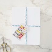 Popcorn-Dankeschön-Geschenkanhänger Geschenkanhänger (Mit Garn)