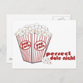 Popcorn Date Night Postkarte (Vorne/Hinten)