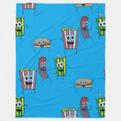 Popcorn-Decke Fleecedecke (Vorderseite)