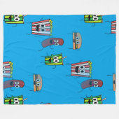 Popcorn-Decke Fleecedecke (Vorderseite (Horizontal))