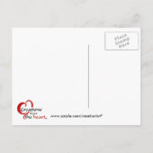 Popcorn Einladungspostkarte (Rückseite)