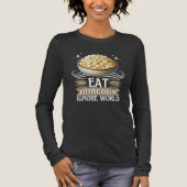 Popcorn essen, Welt ignorieren Tri-Blend Shirt (Vorderseite)