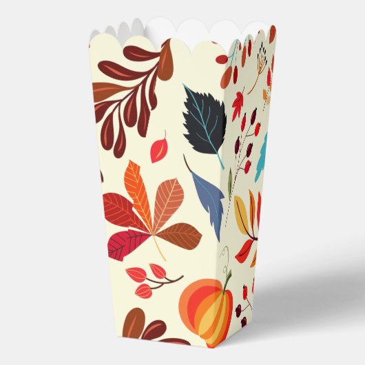 Popcorn-Felder im Herbst Geschenkschachtel (Rückseite)