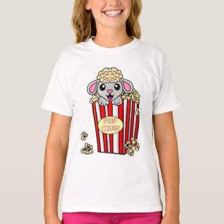 Popcorn Filmfilm Niedliche Schafe T-Shirt