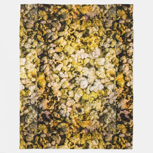 Popcorn Fleecedecke (Vorderseite)