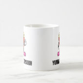 Popcorn Food Kawaii Face Kaffeetasse (Mittel)