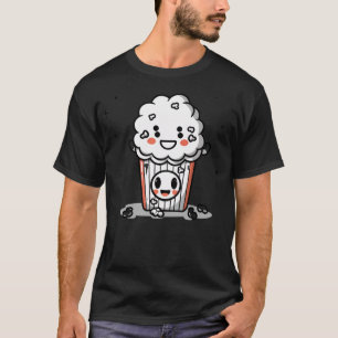 Popcorn Food Kawaii T-Shirt
