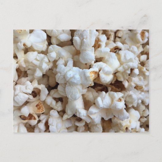 Popcorn-Foto Postkarte (Vorderseite)
