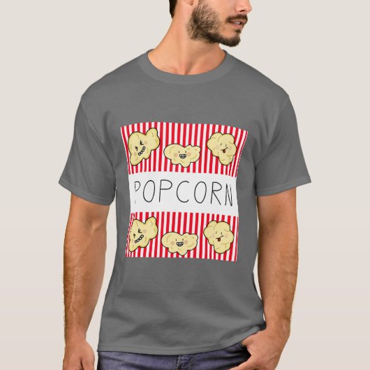 Popcorn Fun – Snack Lover’s T-Shirt (Vorderseite)