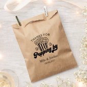 Popcorn Gastgeschenk Gift Bag Geschenktütchen (Ausgeschnitten)