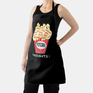 Popcorn-Gedanken Positive Einstellung Schürze