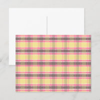 Popcorn Gelbbblegum Pink Kaffeebrot Kariert