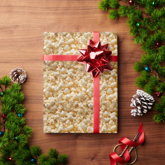 Popcorn Geschenkpapier (Feiertagsgeschenk)