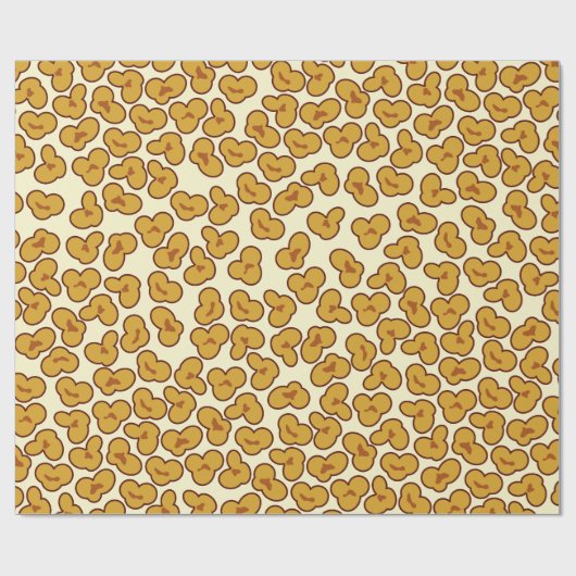 Popcorn Geschenkpapier (Flach)