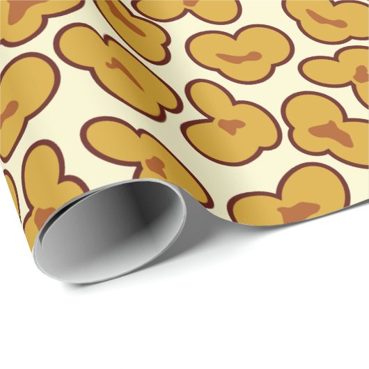 Popcorn Geschenkpapier (Rolleneckpunkt)
